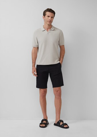 s.Oliver BLACK LABEL Regular Chino in Zwart: voorkant