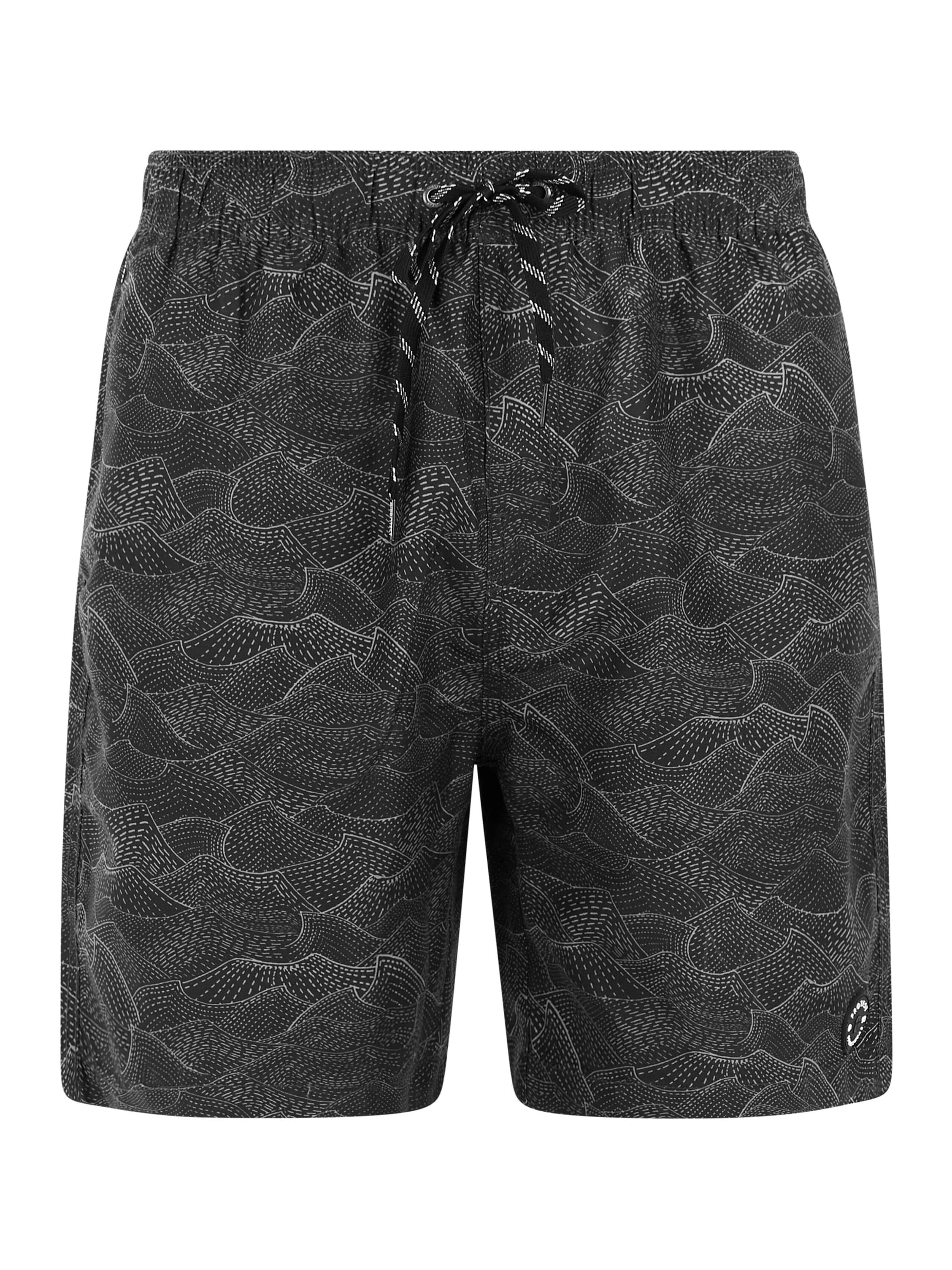 PROTEST Swimming shorts 'PRTAcorn' in Black: front