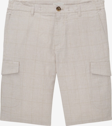 TOM TAILOR Regular Cargo Pants in Beige: front