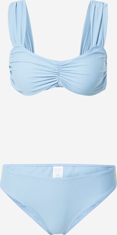 Dorothy Perkins Bralette Bikini in Blue: front