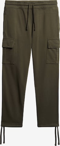 Superdry Tapered Cargo Pants in Green: front