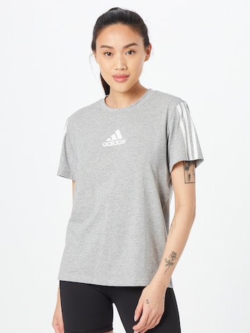 T-shirt fonctionnel ADIDAS SPORTSWEAR en gris : devant