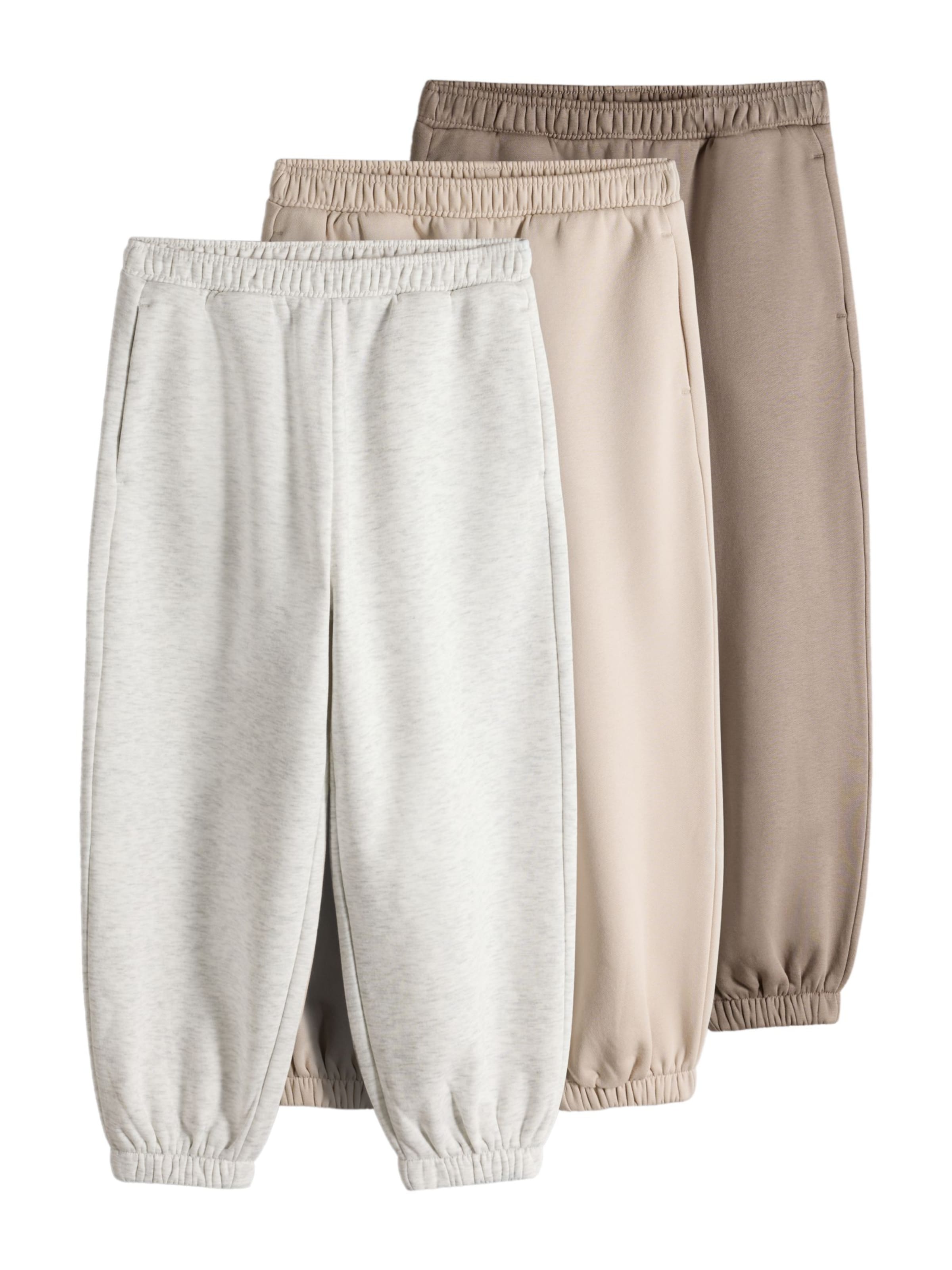 The Set - Loosefit Pantalón en beige: frente