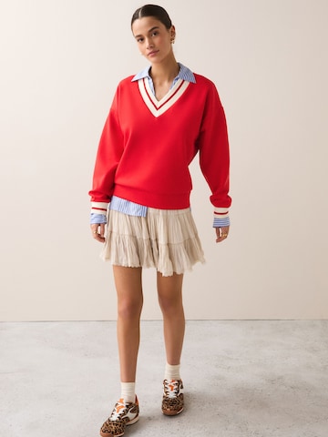 Next - Sudadera en rojo