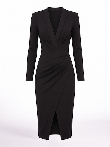 Robe fourreau 'LIZ T' AUDRAY en noir