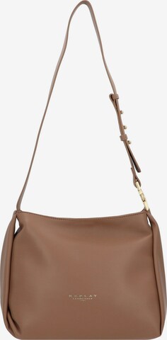 REPLAY Crossbody Bag in Brown: front
