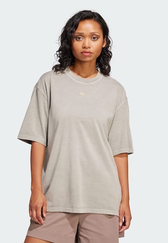T-shirt oversize ADIDAS ORIGINALS en gris : devant