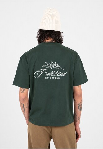 T-Shirt 'Leaf' Prohibited en vert : devant
