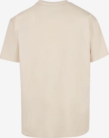Merchcode T-Shirt 'Fathers Day - King Dad' in Beige