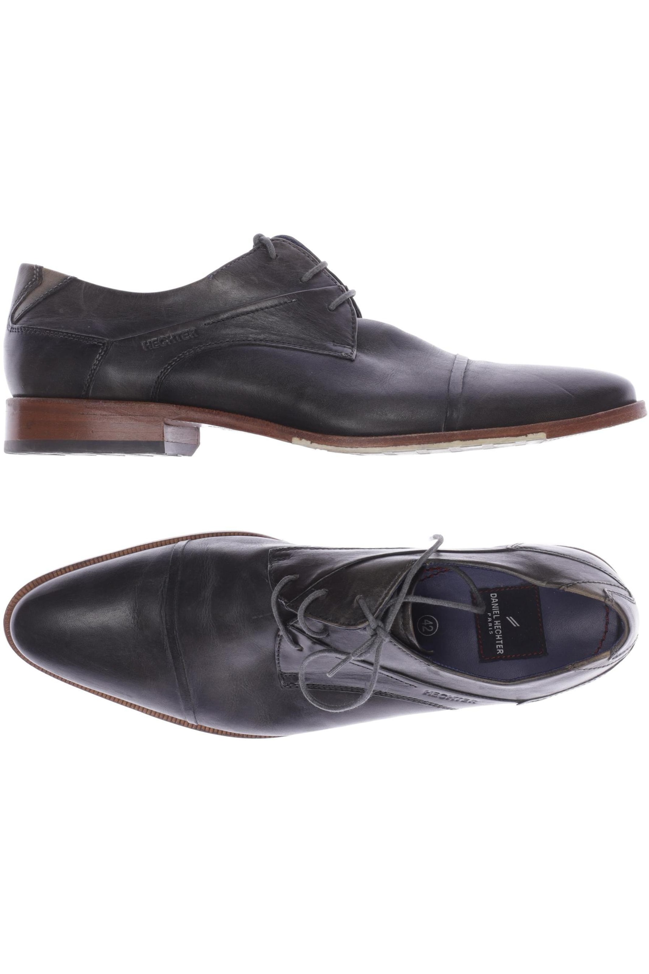 HECHTER PARIS Flats & Loafers in 42 in Grey: front