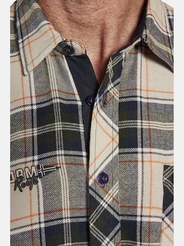 Jan Vanderstorm Comfort fit Button Up Shirt ' Broak ' in Grey