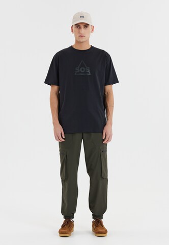 SOS Shirt in Zwart