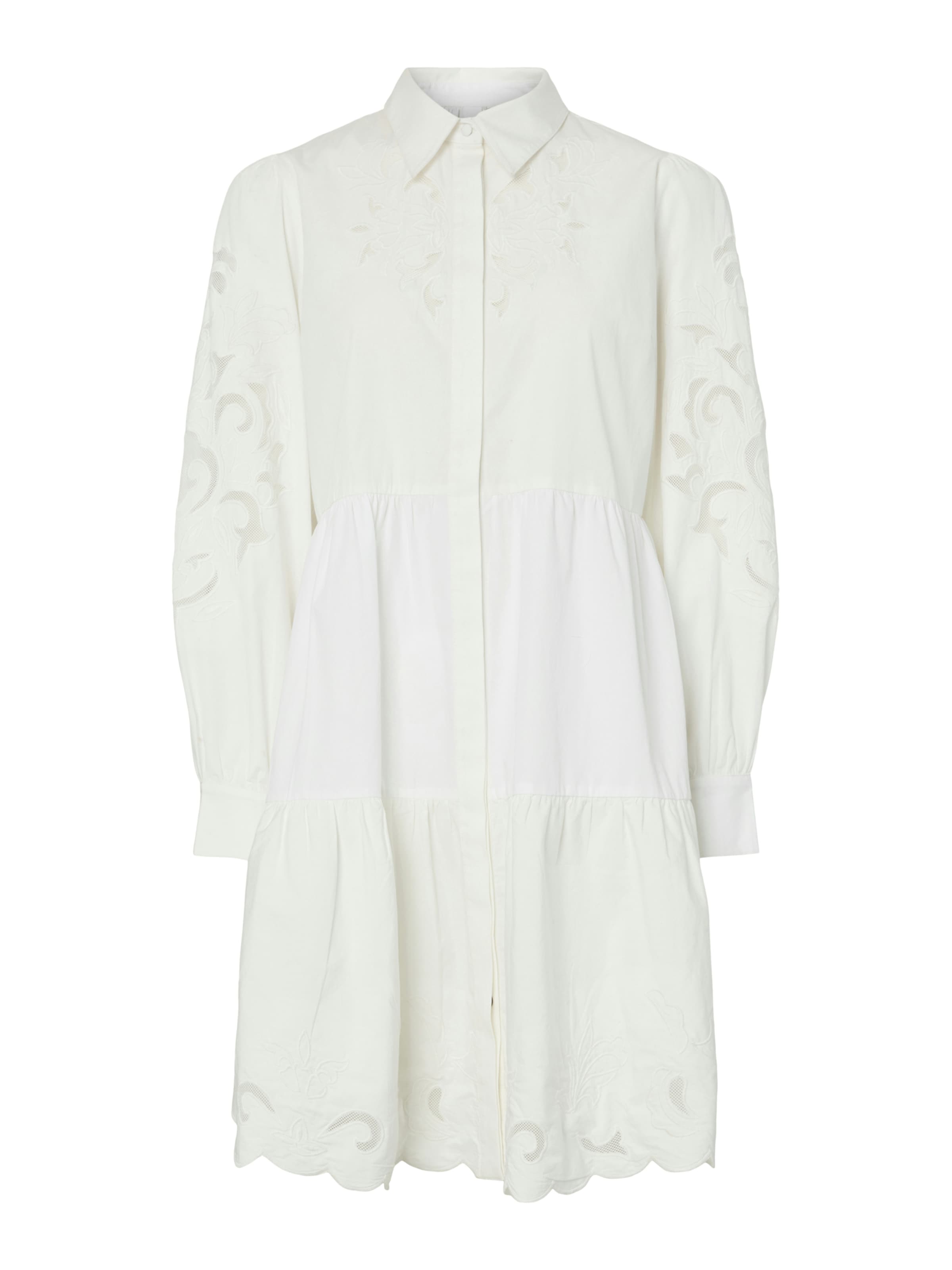 YAS Blousejurk 'YASZIMIA' in Wit: voorkant