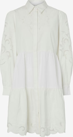 Abito camicia 'YASZIMIA' di YAS in bianco: frontale