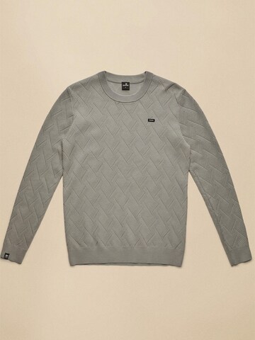 VANGUARD - Jersey 'Pullover with crewneck and allover texture' en verde