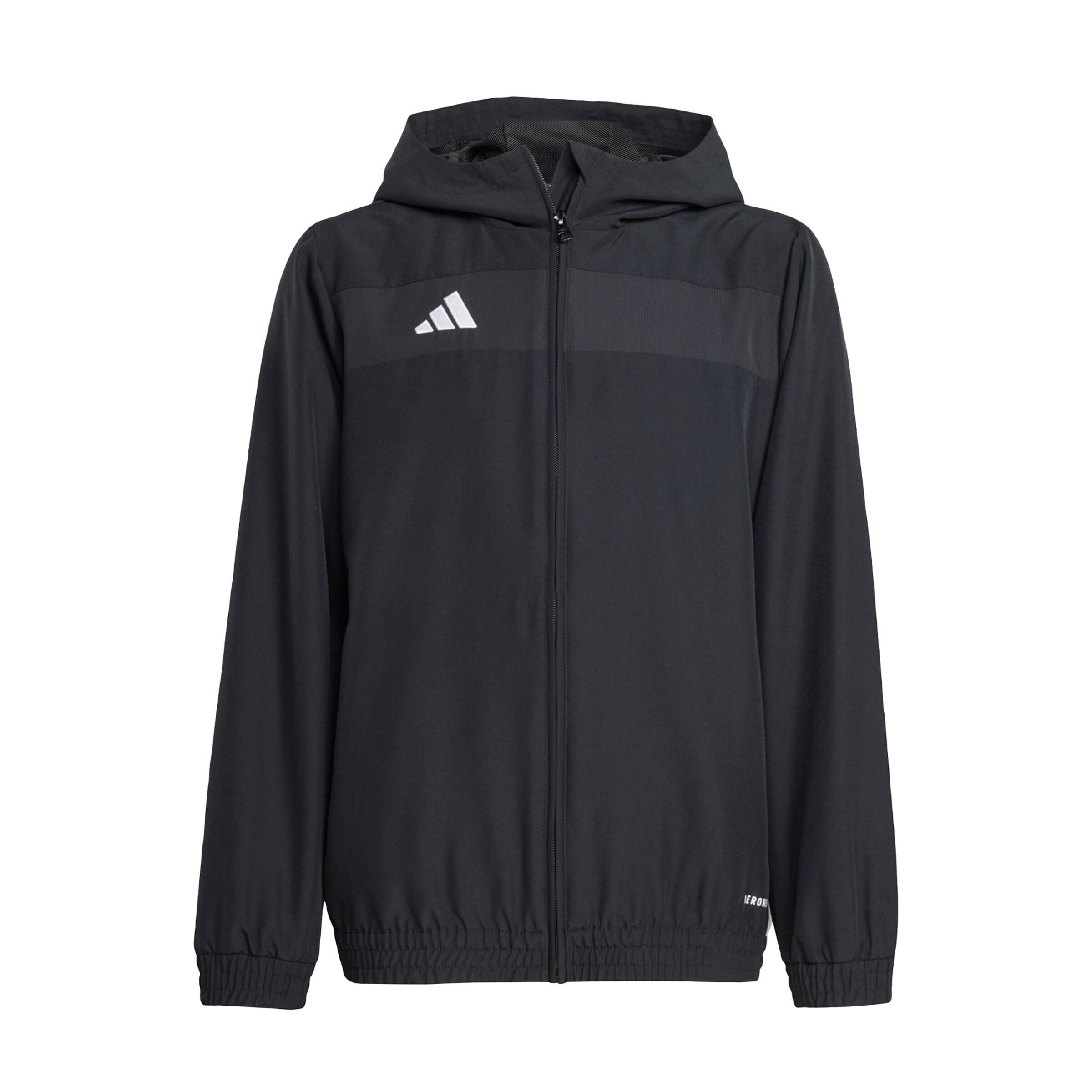ADIDAS PERFORMANCE Sports sweat jacket 'Tiro 25 Essentials' in Black: front