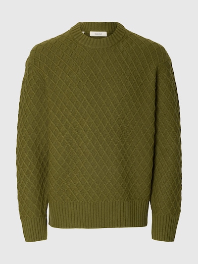 SELECTED Sweater in Olive, Item view
