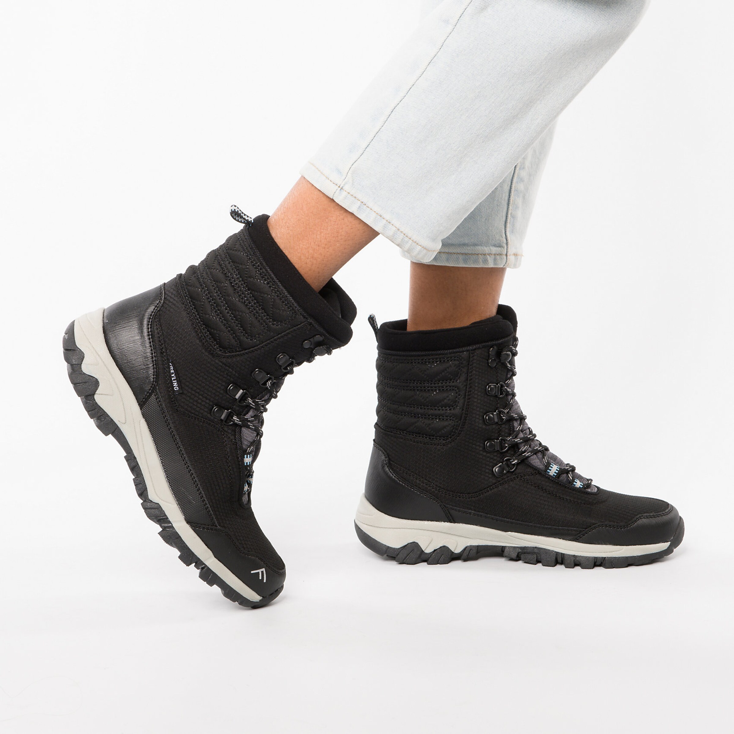 Frauen Stiefel Freyling Stiefelette in Schwarz - YF46048 Frauen Stiefel Freyling Stiefelette in Schwarz - YF46048