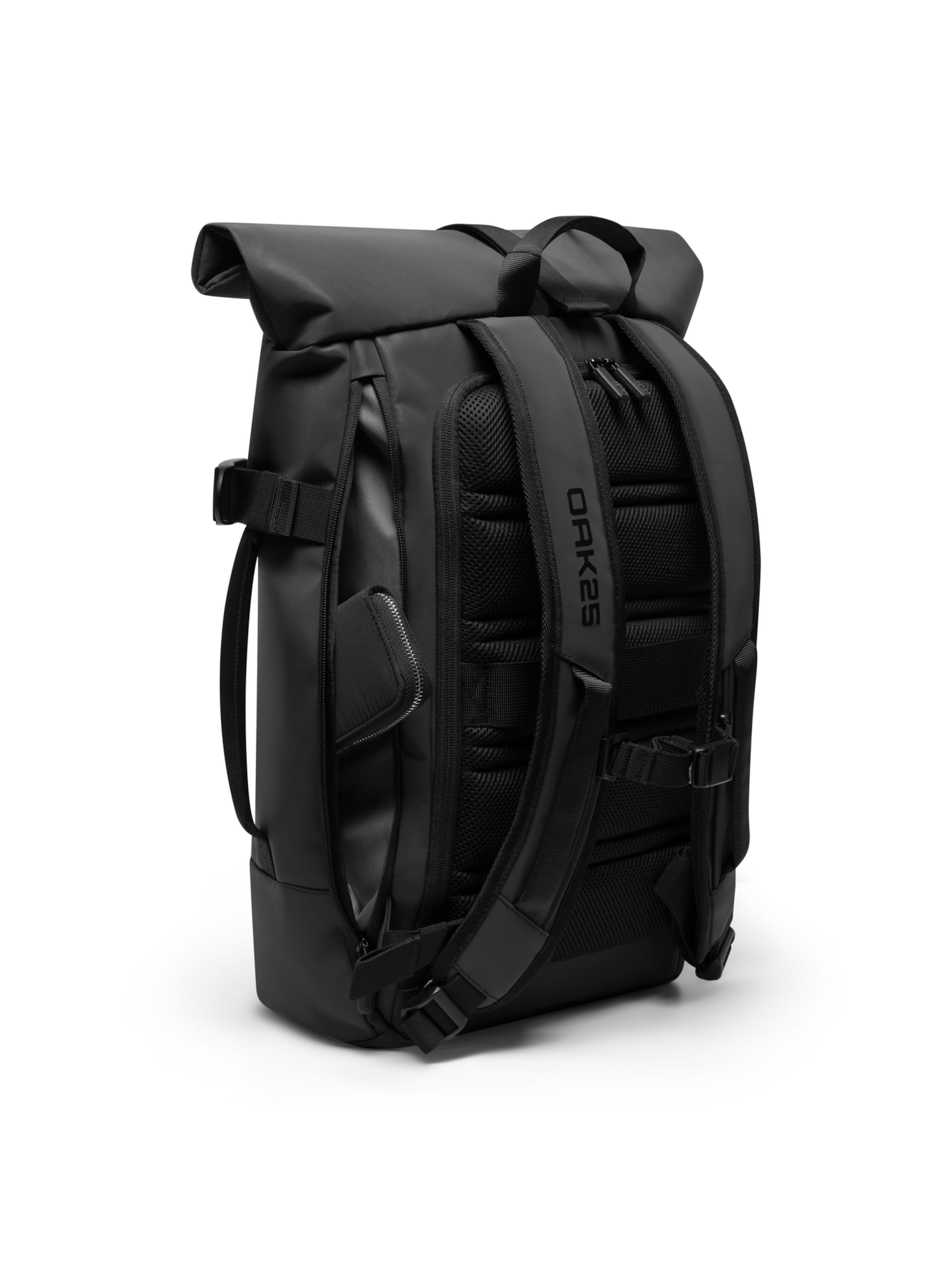 OAK25 Σακίδιο πλάτης 'Luminite Rolltop' σε μαύρο