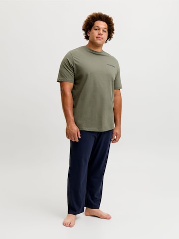 Pigiama lungo di Jack & Jones Plus in verde