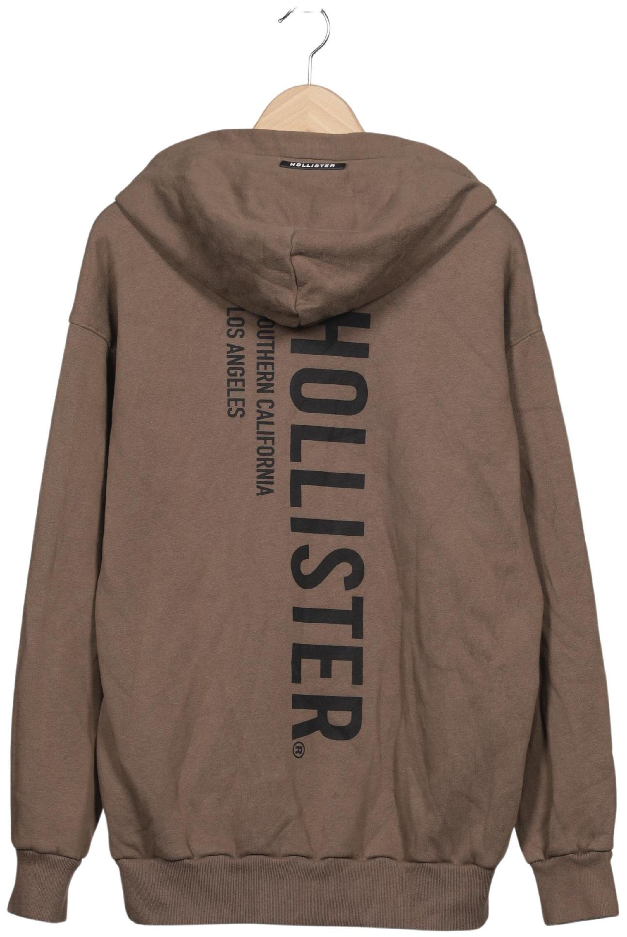 HOLLISTER Sweatshirt & Zip-Up Hoodie in M in Brown