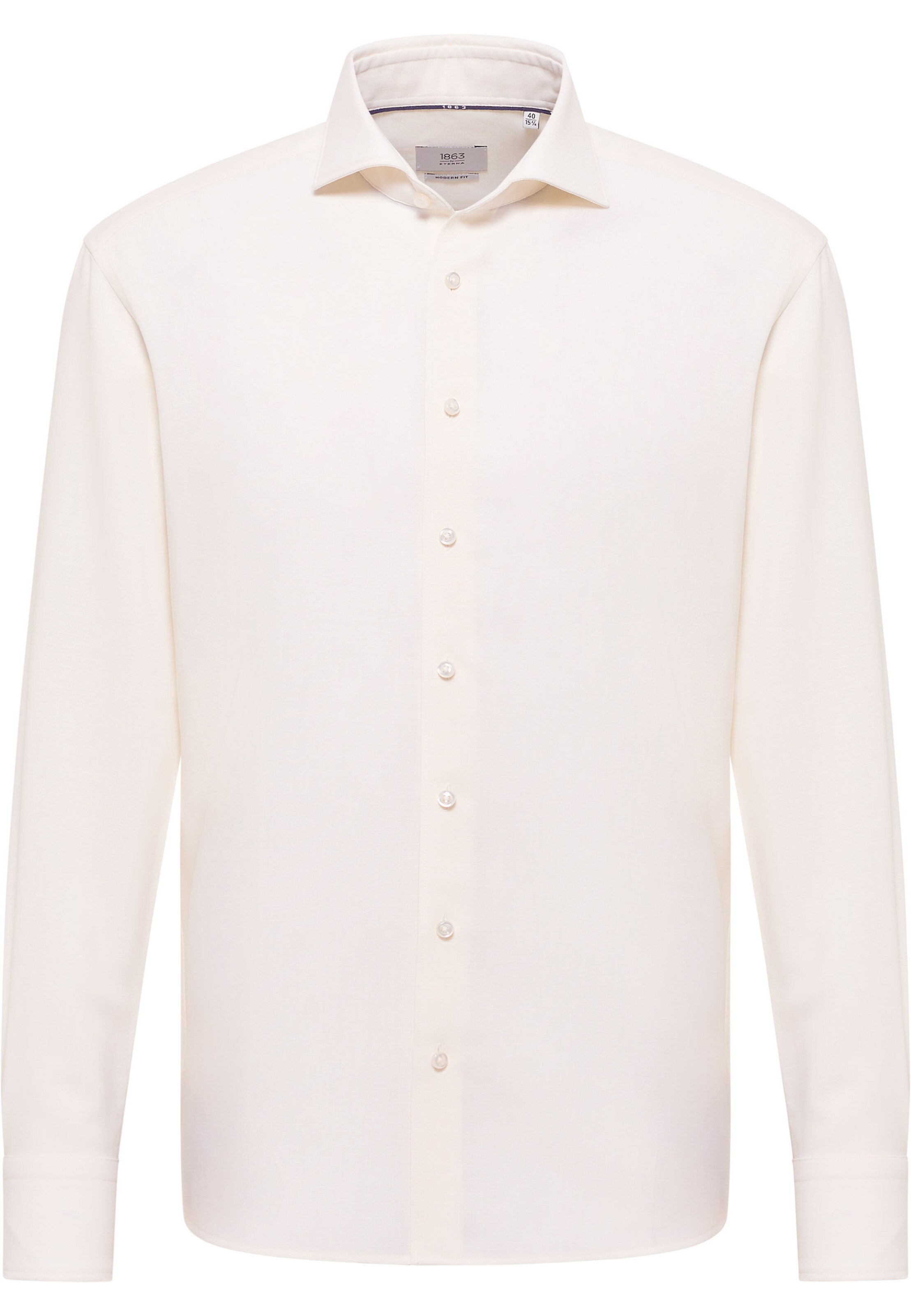 ETERNA Regular fit Zakelijk overhemd in Wit: voorkant