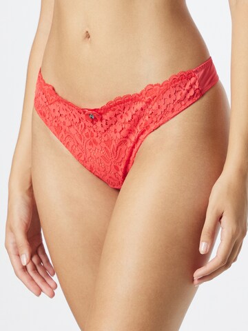 String 'Rose' Hunkemöller en rouge : devant