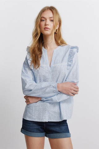 Springfield Bluse in Blau: Vorderseite