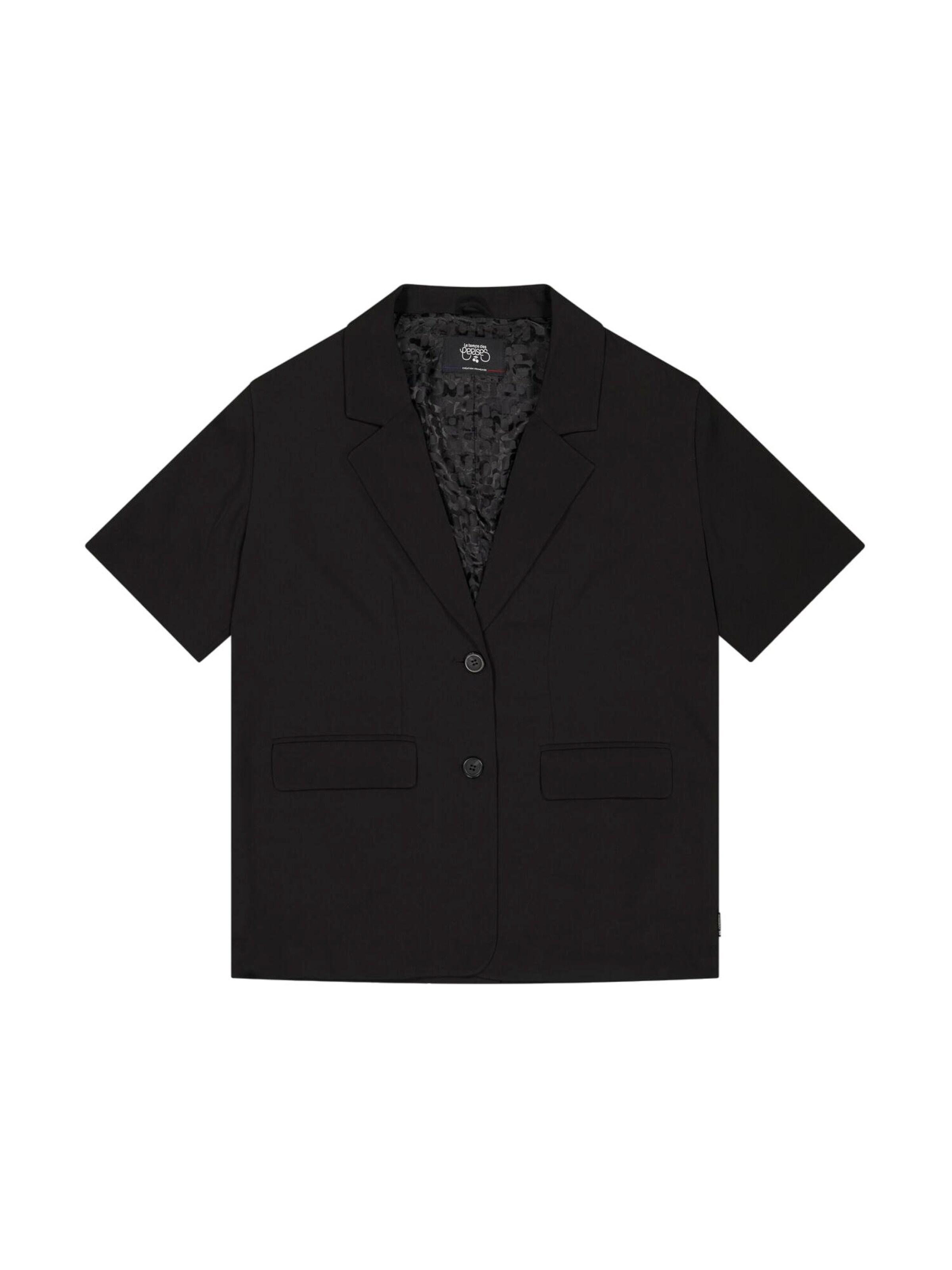 Le Temps Des Cerises Between-Season Jacket 'Mialy' in Black: front