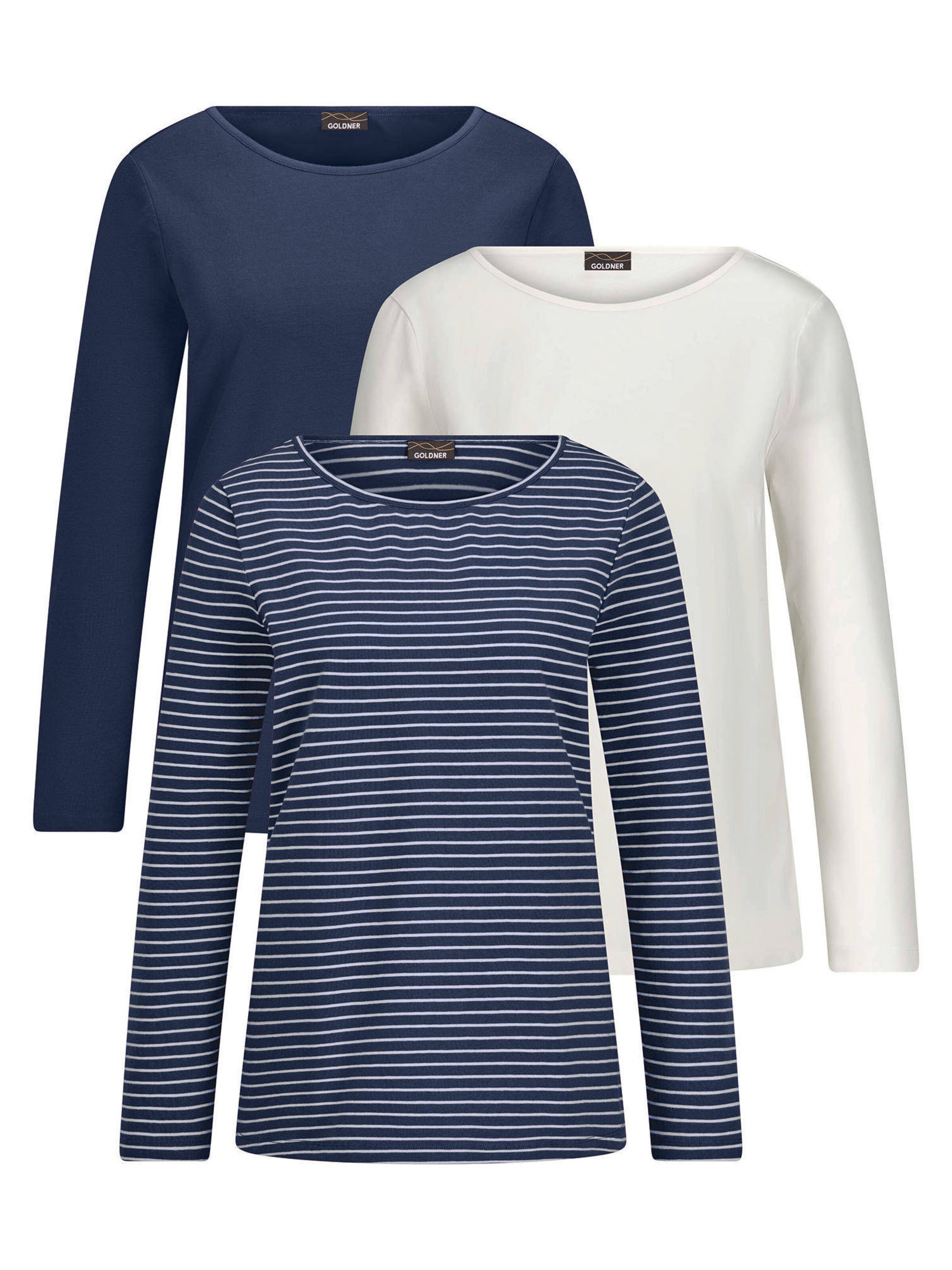 Goldner Shirt in Blauw: voorkant