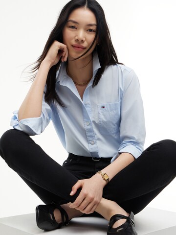 Tommy Jeans Skinny Kavbojke 'NORA' | modra barva