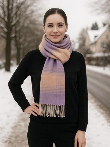 COLLEZIONE ALESSANDRO Scarf 'Melbalila' in Purple: front
