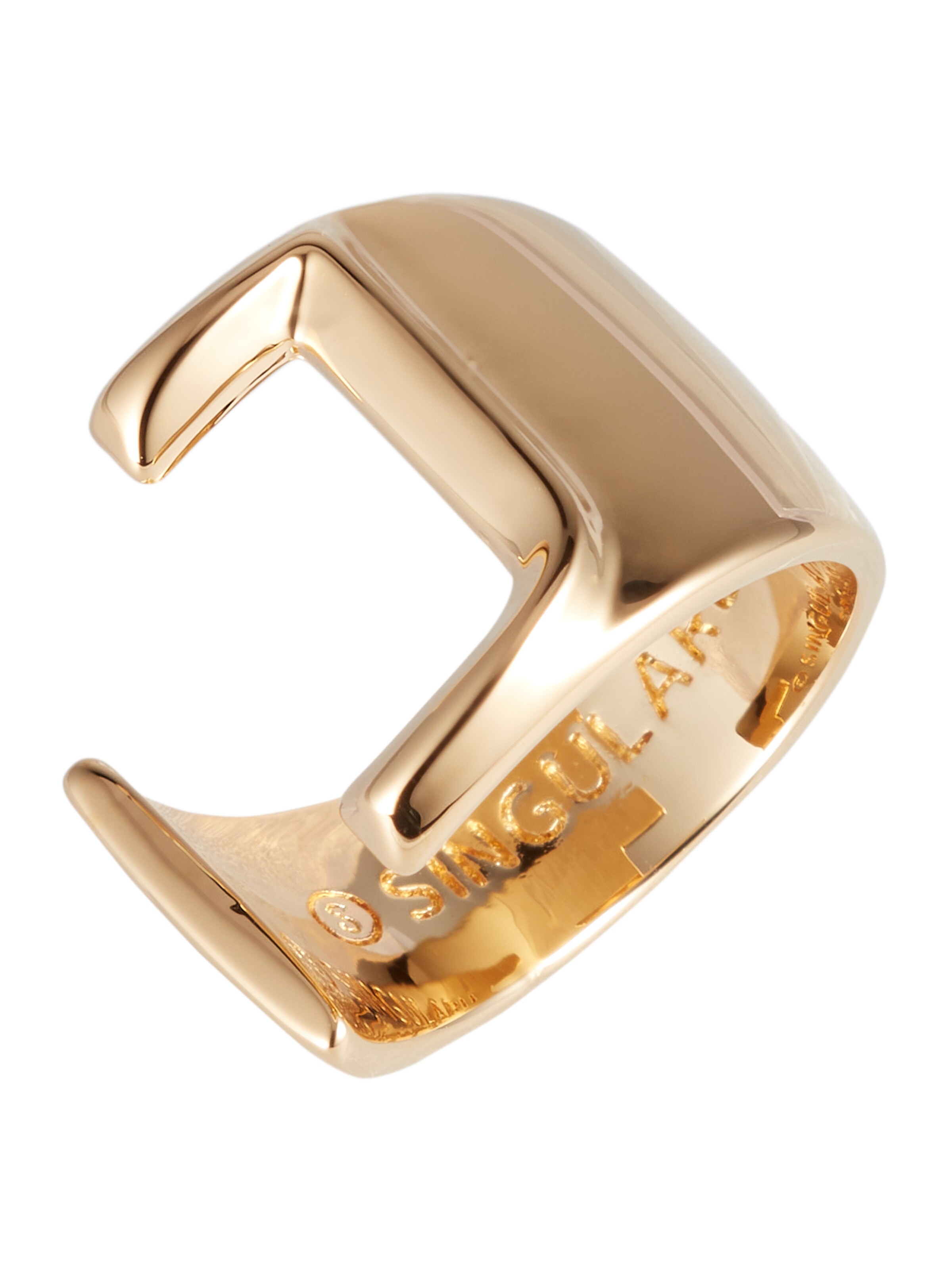 Bague Singularu en or : devant