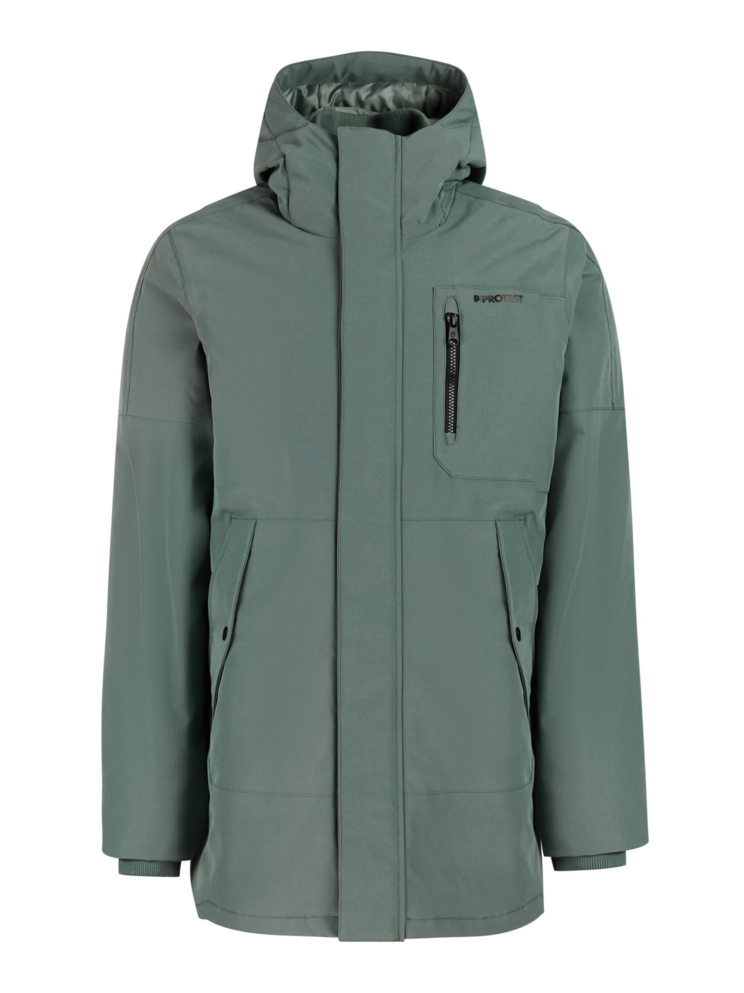 PROTEST Sportjacke 'PRTHEMLEY'‌‌‌‌‌‌‌‌‌‌ in Grün: Vorderseite