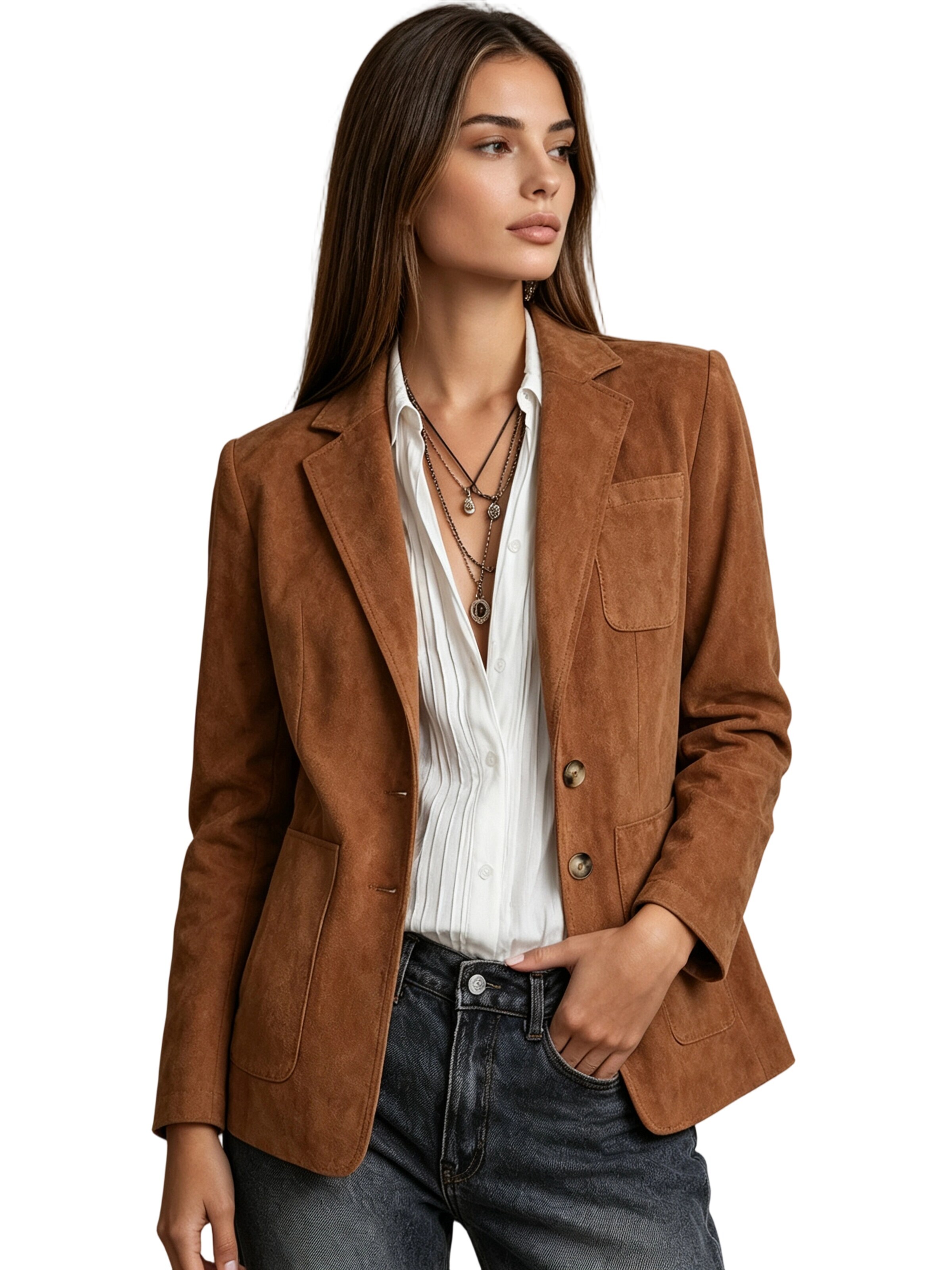 MODIURBAN Blazer‌‌‌‌‌ in Braun