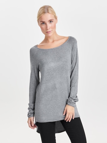 ONLY Sweater 'Mila' in Grey: front