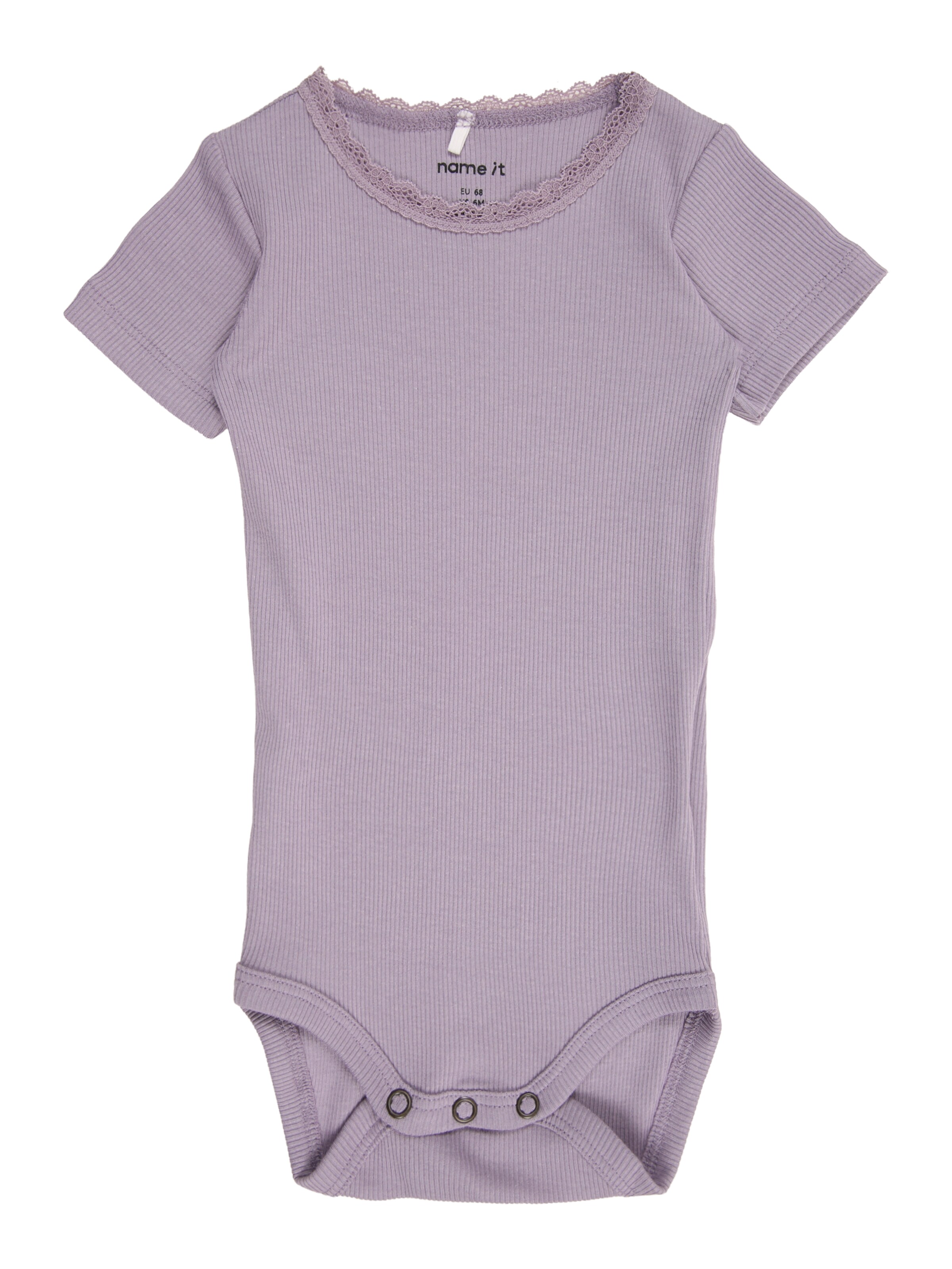 NAME IT - Pijama entero/body 'NBFKab' en lila: frente