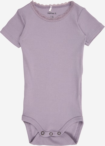 NAME IT Potkuhousut/body 'NBFKab' värissä lila: etupuoli