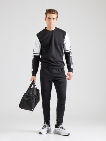 ADIDAS PERFORMANCE Дънки Tapered Leg Спортен панталон 'Squadra 25' в черно
