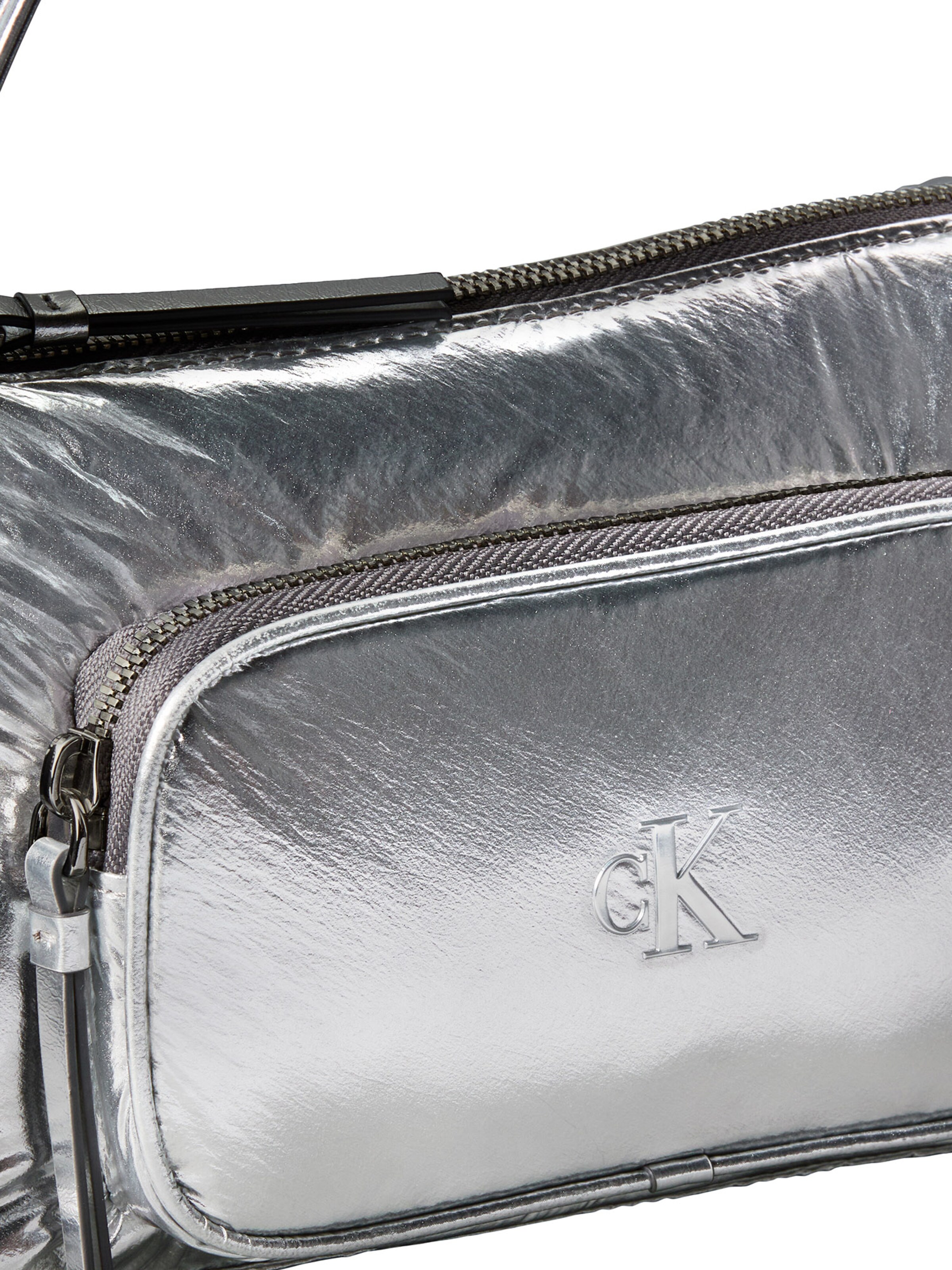 Calvin Klein Torba za čez ramo | srebrna barva
