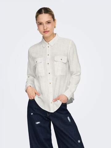 Camicia da donna 'ONLWENDY' di ONLY in bianco: frontale