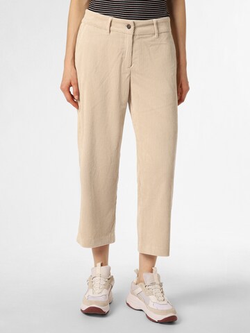 Marie Lund Broek in Beige: voorkant