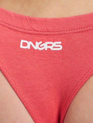 Dangerous DNGRS Bralette Sweatshirt 'Trust' in Pink