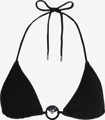 Karl Lagerfeld Triangen Bikiniöverdel i svart: framsida