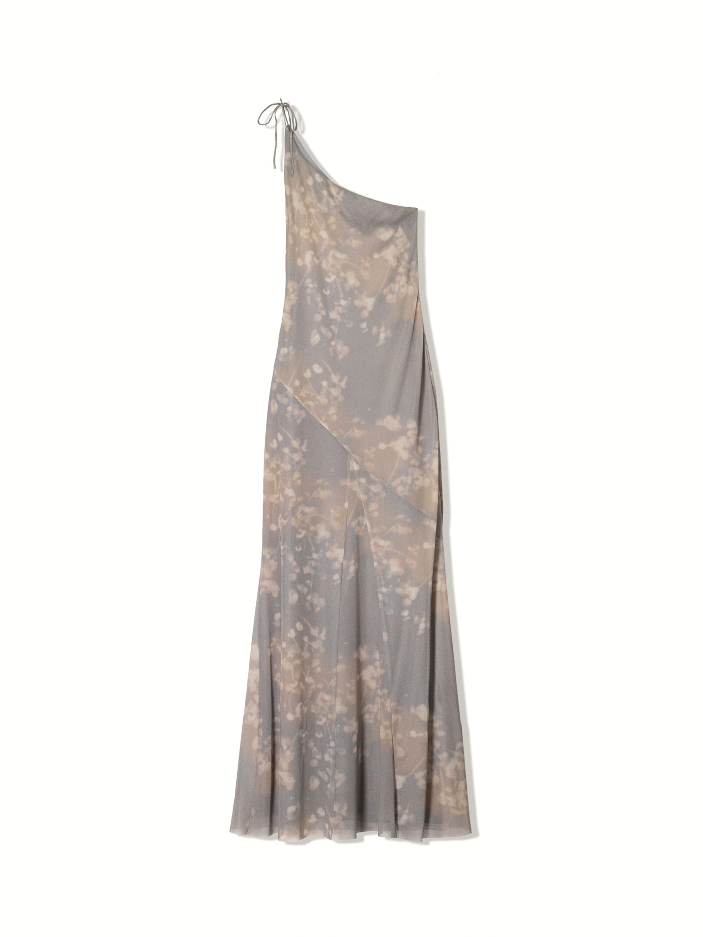 Abito da sera di Bershka in grigio: frontale