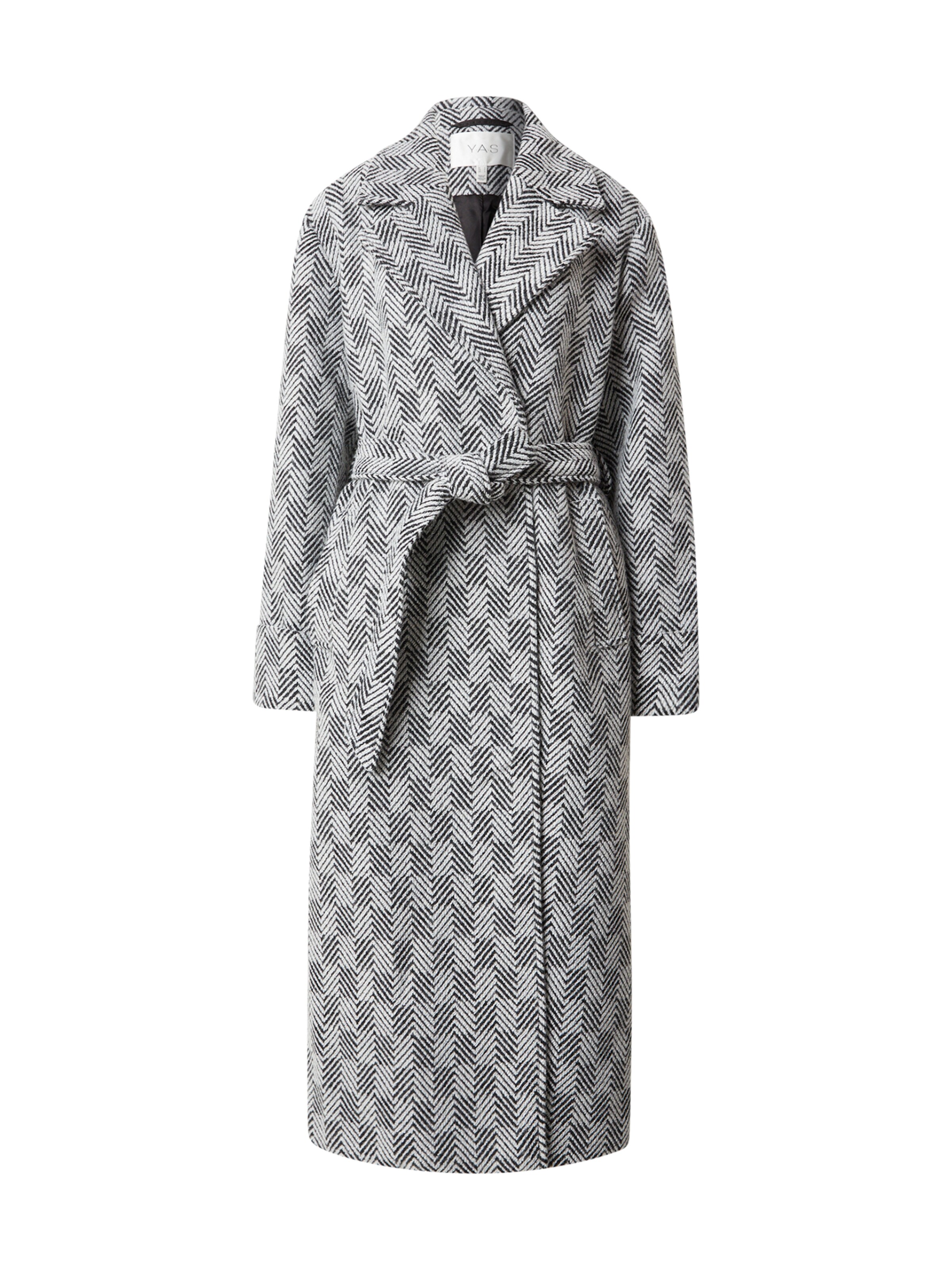 YAS Mantel 'YASDURA' in Schwarz: Vorderseite