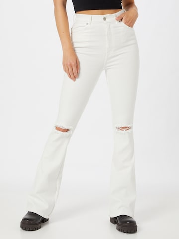 Dr. Denim Flared Jeans 'Moxy' in White: front