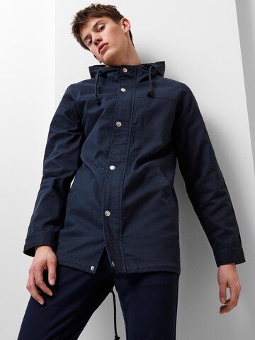 Only & Sons Between-Seasons Parka 'Alex' in Blue