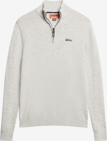 Superdry Sweater 'Essential' in Grey: front