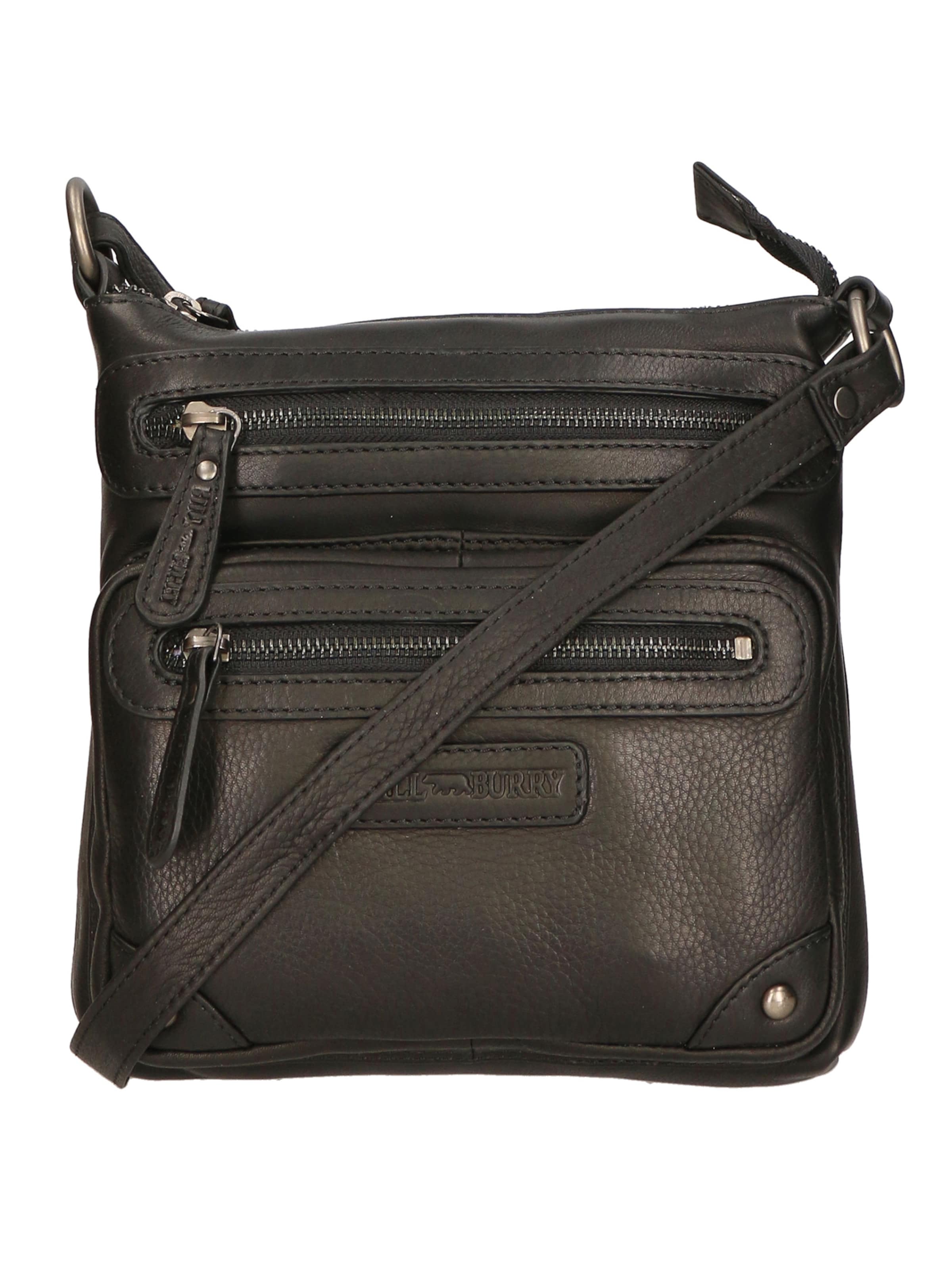 HILL BURRY Schoudertas in Zwart: voorkant